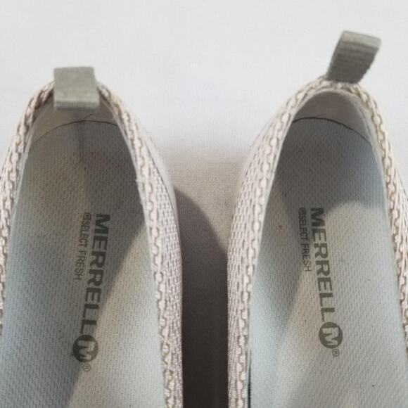 Merrell Womens 9.5 Taupe Mary Jane Mesh Walking Shoes Comfort Strap Lightweight - Picture 6 of 10